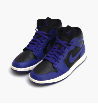 Кроссовки женские Jordan 1 Mid Dark Concord фото 4