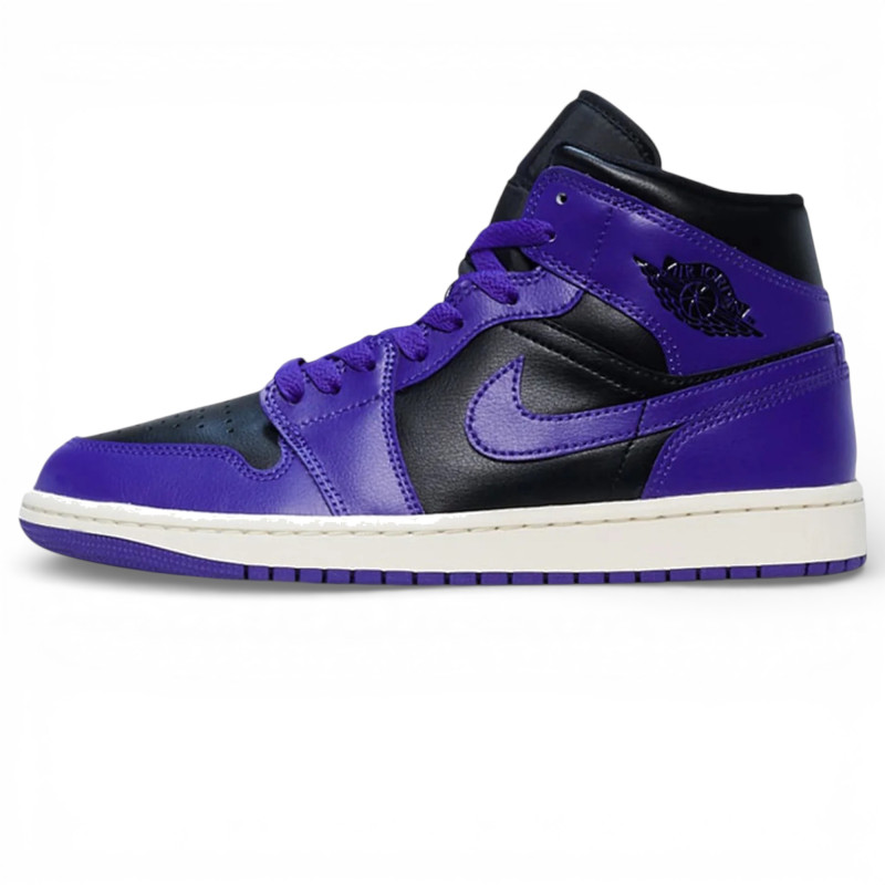 Кроссовки женские Jordan 1 Mid Dark Concord фото