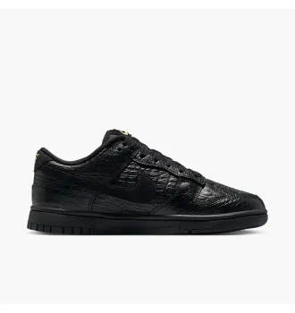 Кроссовки женские Nike Dunk Low Retro Black Skin фото 2