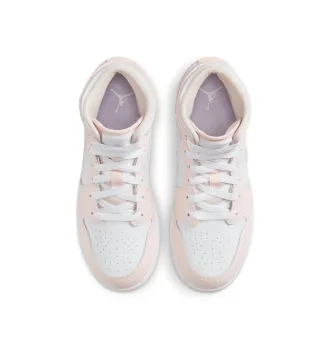 Кроссовки женские Jordan 1 Mid Pink Wash фото 2