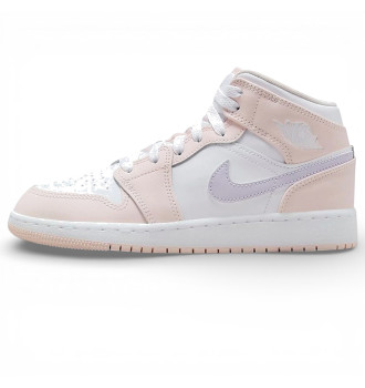Кросівки жіночі Jordan 1 Mid Pink Wash