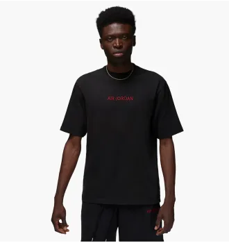 Футболка мужская Jordan Wordmark Black Tee фото 5