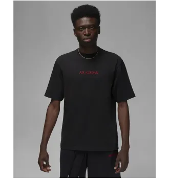 Футболка мужская Jordan Wordmark Black Tee фото 6