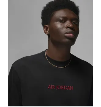 Футболка мужская Jordan Wordmark Black Tee фото 2