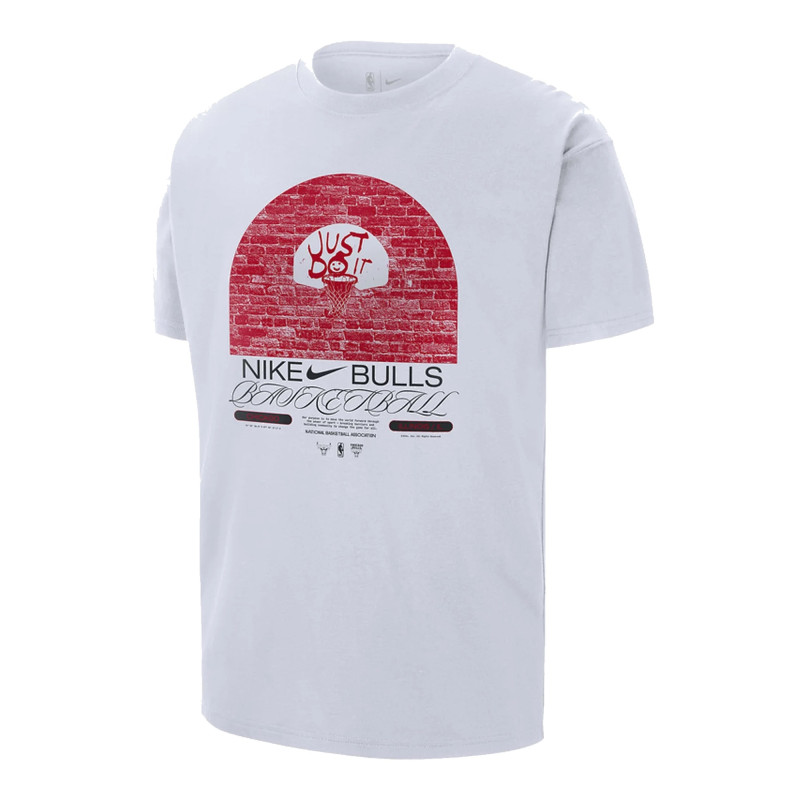 Футболка чоловіча Nike Chicago Bulls White Tee фото