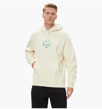 Худи мужское Nike Solo Swoosh Beige Hoodie фото 4