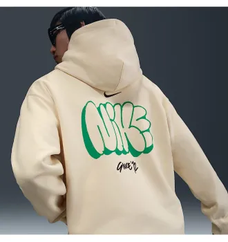 Худи мужское Nike Solo Swoosh Beige Hoodie фото 2