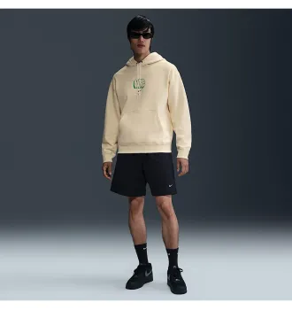 Худи мужское Nike Solo Swoosh Beige Hoodie фото 3