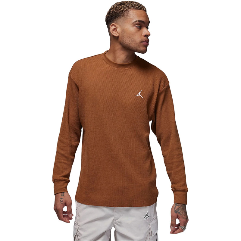 Лонгслів чоловічий Jordan Essentials Waffle Knit Longsleeve фото