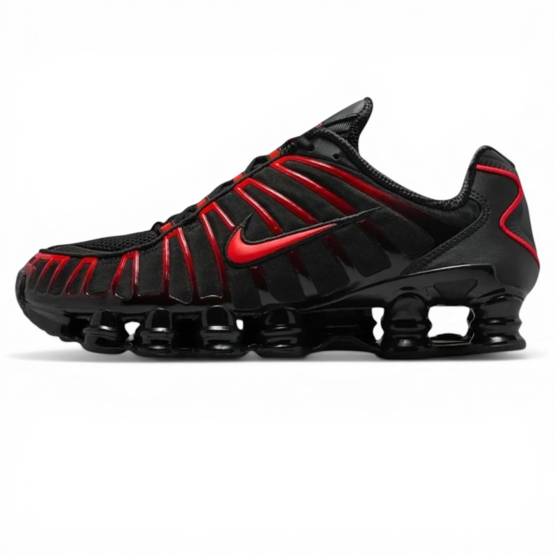 Кросівки чоловічі Nike Shox TL Black Light Crimson фото