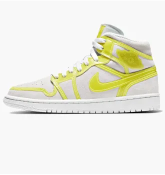 Кросівки жіночі Air Jordan 1 Mid Opti Yellow (W) фото 8