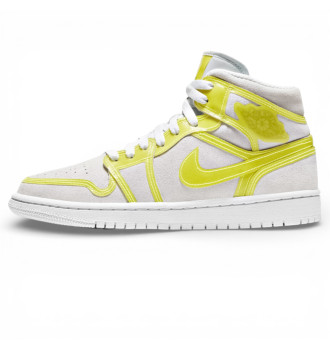 Женские кроссовки Air Jordan 1 Mid Opti Yellow (W)