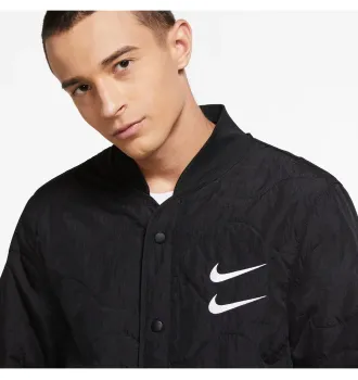 Куртка Nike Nsw Swoosh Jkt+ Quilted Black фото 3