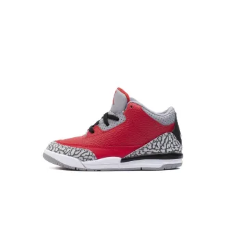 Кроссовки детские Air Jordan 3 Retro SE Fire Red (TD) фото 3