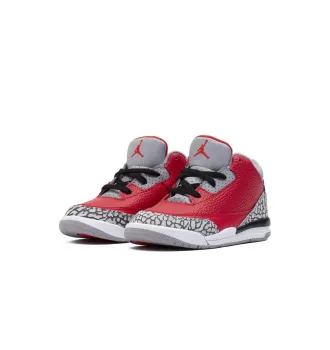 Кроссовки детские Air Jordan 3 Retro SE Fire Red (TD) фото 2