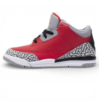 Кросівки дитячі Air Jordan 3 Retro SE Fire Red (TD)