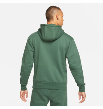 Мужское худи Air Jordan Paris Saint-Germain Statement Fleece Pullover Dark Spring Green фото 4