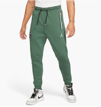 Брюки мужские Air Jordan x Paris Saint-Germain Statement Fleece Pants Dark Spring Green фото 4