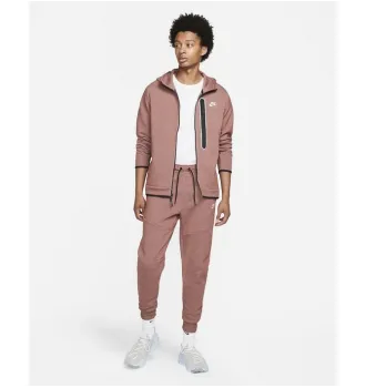 Брюки мужские Nike Sportswear Tech Fleece Red Joggers фото 4
