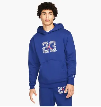 Мужской худи Air Jordan 1 Sprt Dna Flc Po 2 Blue фото 5