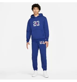 Мужской худи Air Jordan 1 Sprt Dna Flc Po 2 Blue фото 3