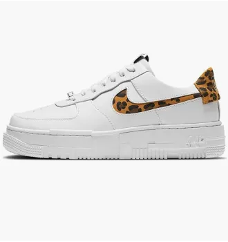 Кроссовки Nike Air Force 1 Pixel SE Leopard Print Summit White фото 3