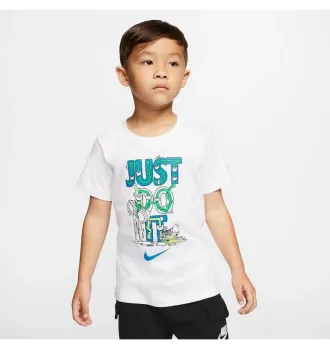 Футболка дитяча Nike Ermsy Jdi S/S Tee White фото 3