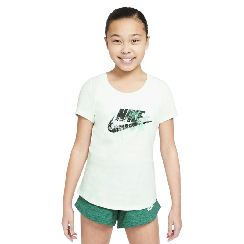Футболка детская Nike Nsw Tee Rtl Scoop Futura White фото