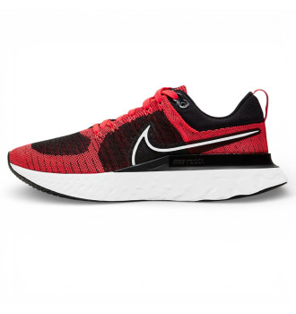 Мужские кроссовки Nike React Infinity Run Flyknit 2 Black Bright Crimson