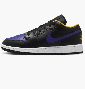 Кросівки Air Jordan 1 Low Lakers GS фото 5