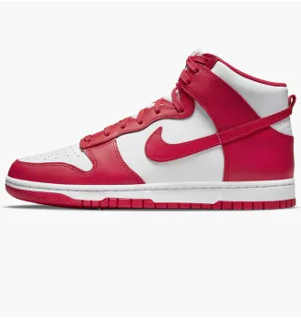 Мужские кроссовки Nike Dunk High Championship White Red фото 2