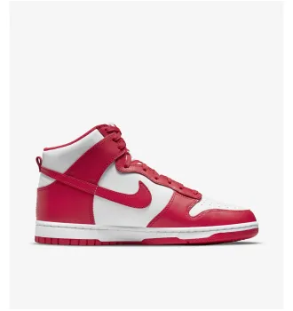 Мужские кроссовки Nike Dunk High Championship White Red фото 4