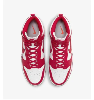 Мужские кроссовки Nike Dunk High Championship White Red фото 3
