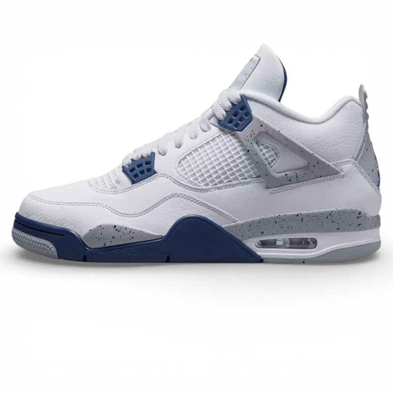 Кросівки чоловічі Air Jordan 4 retro midnight navy фото