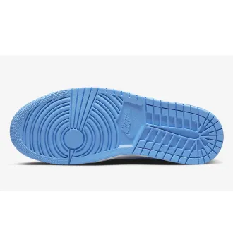 Кросівки чоловічі Air Jordan 1 Mid University Blue Grey фото 6
