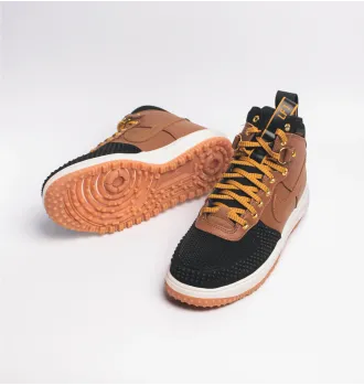 Черевики чоловічі Nike Lunar Force 1 High Duckboot Ale Brown Black фото 4