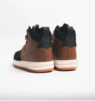 Черевики чоловічі Nike Lunar Force 1 High Duckboot Ale Brown Black фото 5