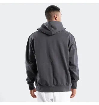 Мужское худи Nike Brooklyn Nets Standard Issue Full-Zip Hoodie Anthracite Grey фото 2