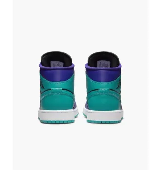Кросівки жіночі Air Jordan 1 Mid Black Grape (W) фото 8