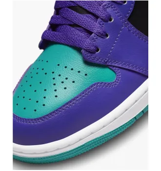 Кросівки жіночі Air Jordan 1 Mid Black Grape (W) фото 3