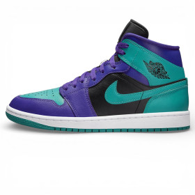 Кросівки жіночі Air Jordan 1 Mid Black Grape (W)