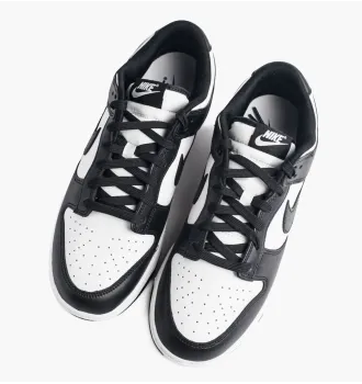 Кросівки чоловічі Nike Dunk Low Retro White Black фото 10