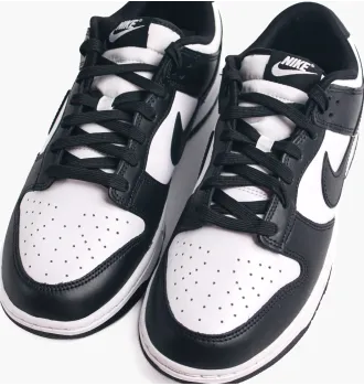 Кросівки чоловічі Nike Dunk Low Retro White Black фото 7