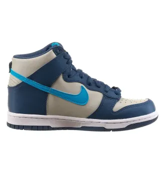 Кроссовки Nike Dunk High Light Bone Diffused Blue (GS) фото 4