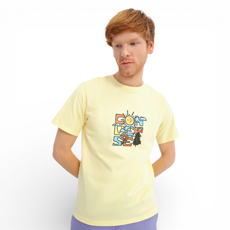 Футболка Converse Mother Nature Tee Yellow фото