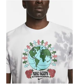 Футболка Nike Hoops International White фото 2