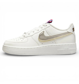 Кросівки Nike Air Force 1 LV8 Double Swoosh Silver Gold (GS)