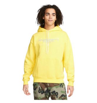 Кофта Nike SB Fleece Gen Trademark Logo yellow strike