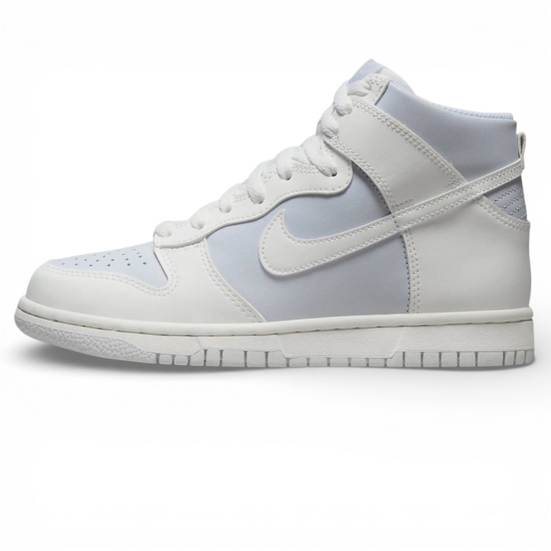 Кросівки Nike Dunk High Summit White Football Grey (GS) фото
