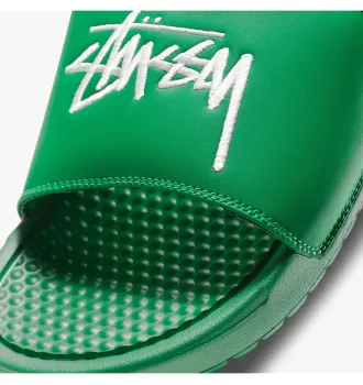 Тапочки Nike X Stussy Benassi Slides Green фото 2